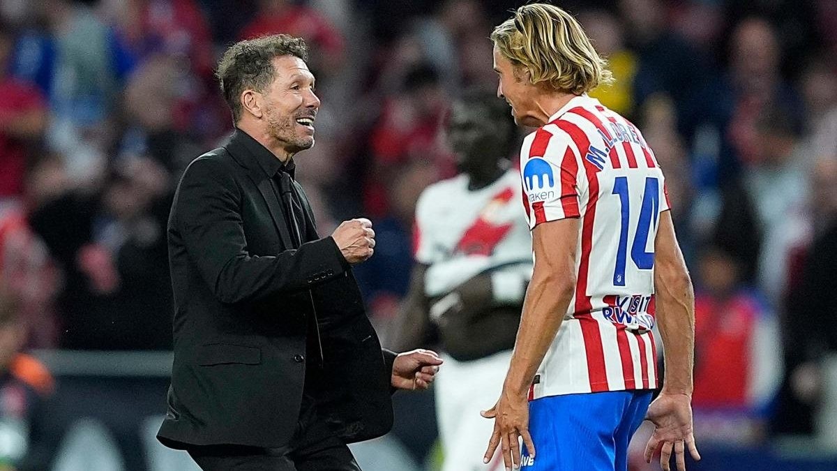 Marcos Llorente propone a Luis Enrique como posible sucesor de Simeone en el Atlético