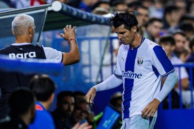Morata sigue sin estrenarse con el Leganés y ya recibe los primeros pitos en Butarque