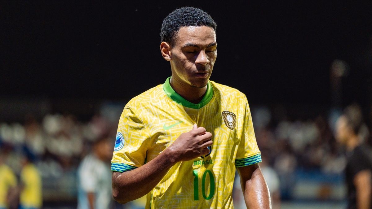 El Barcelona sigue de cerca a Eduardo Conceiçao, la joya de 16 años del Palmeiras