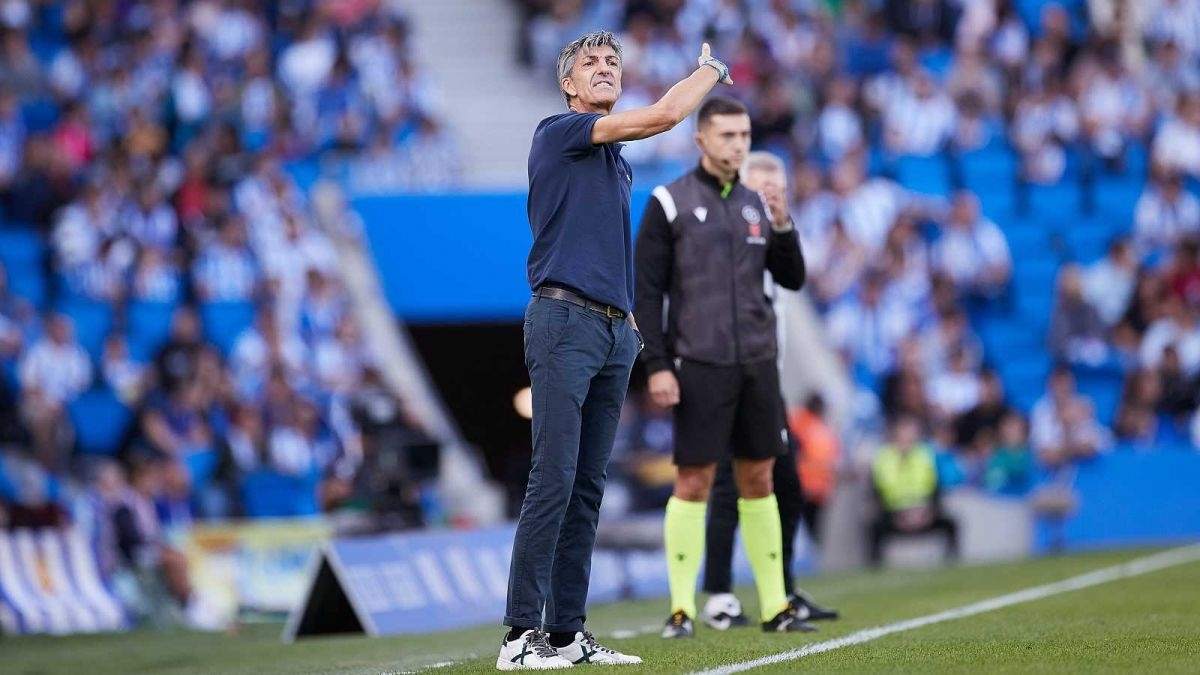 Imanol Alguacil, en el foco de atención: La Real Sociedad se juega el curso