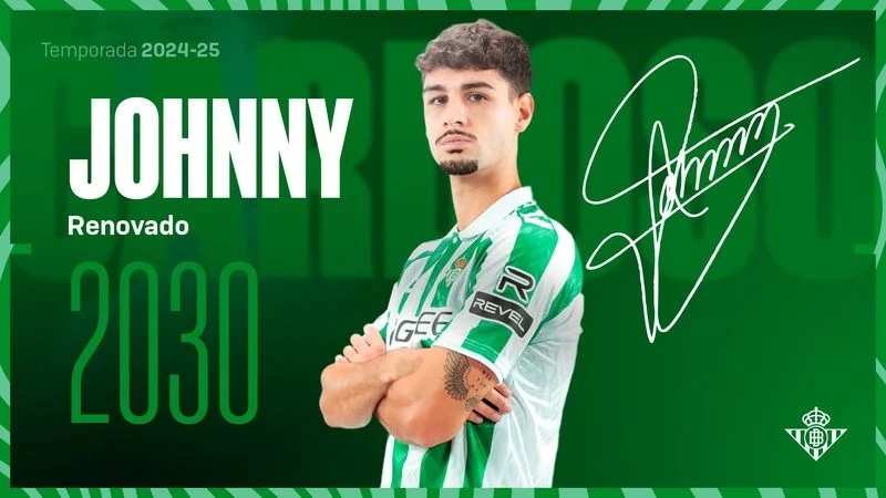 El Real Betis asegura la permanencia de Johnny Cardoso