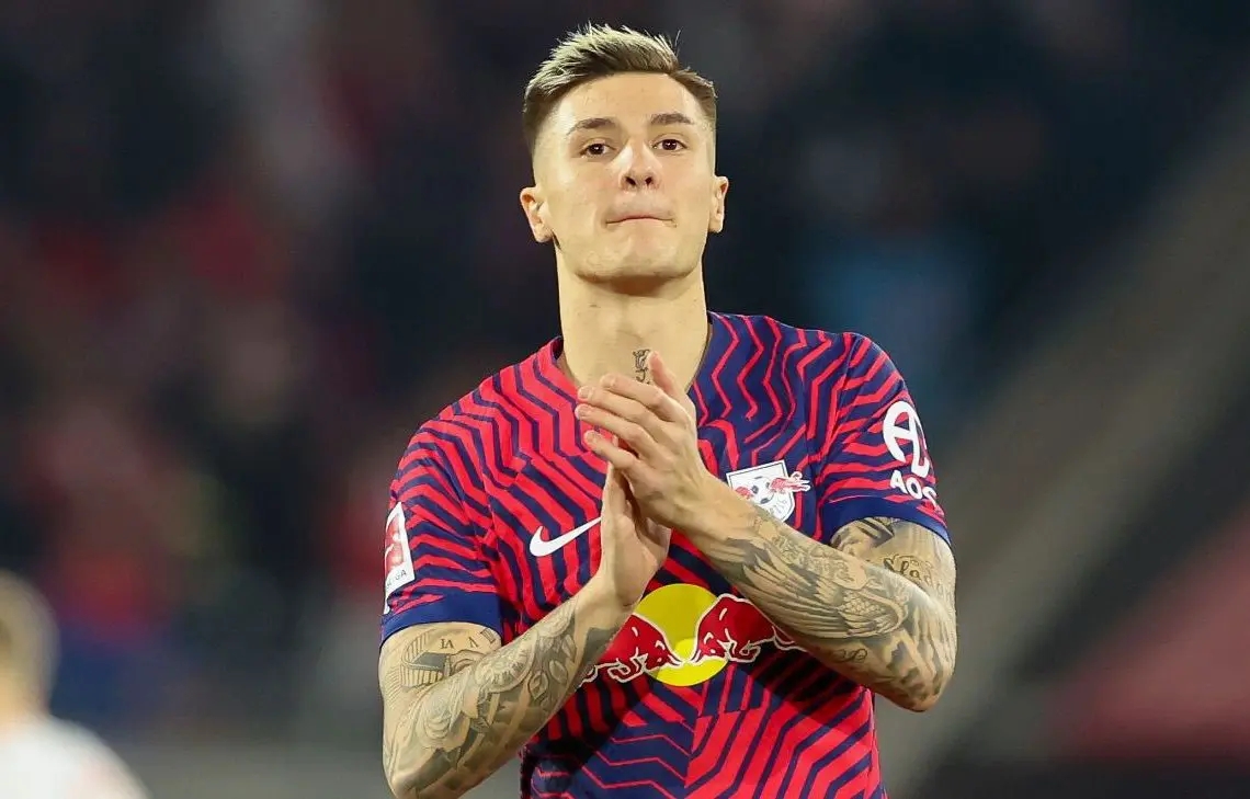 El interés del Barcelona en Benjamin Šeško